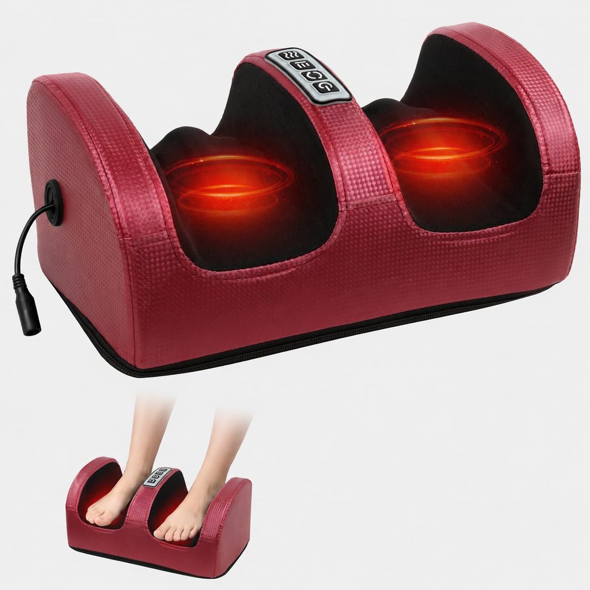 cotsoco Shiatsu Foot Massager with Heat, Electric Foot and Calf Massager