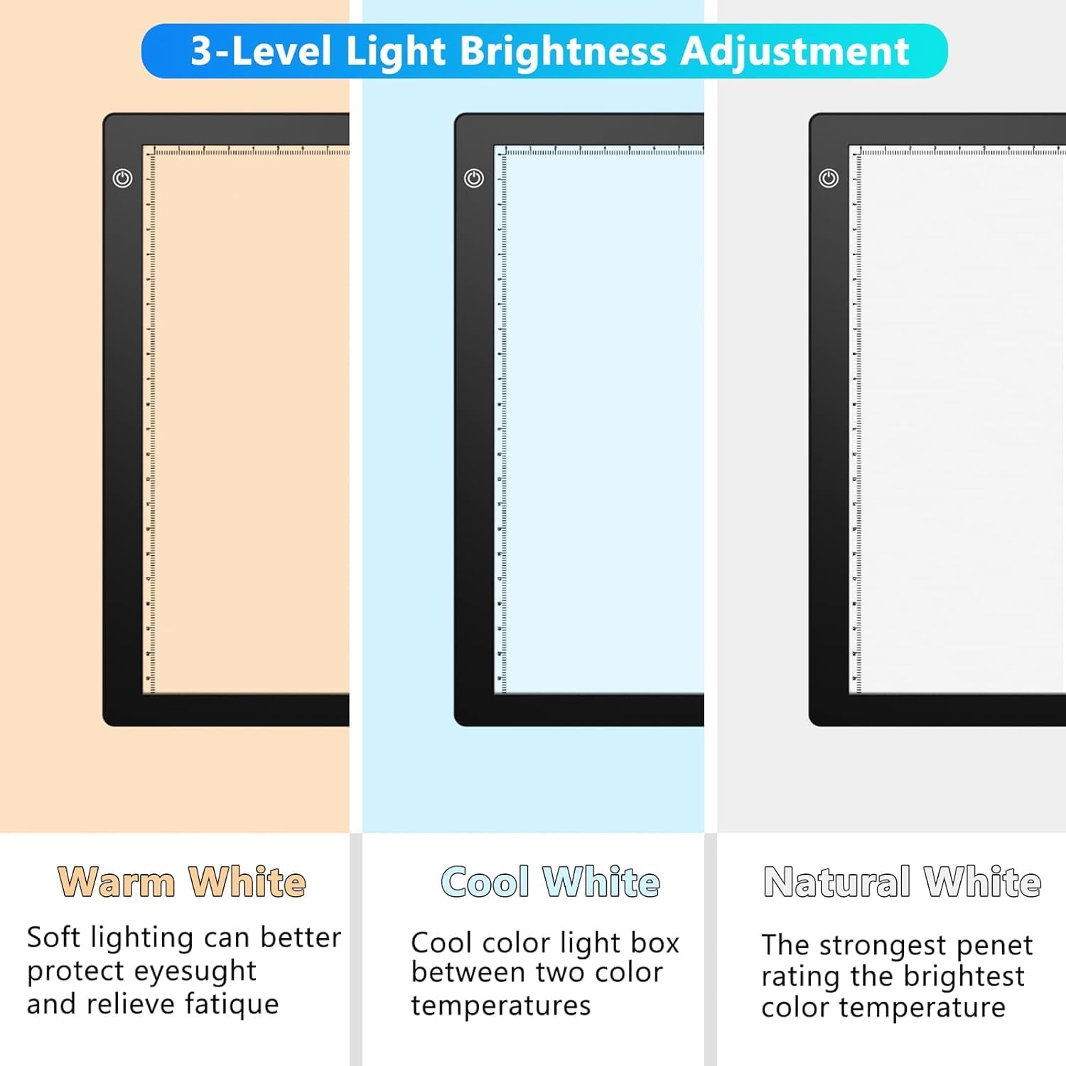 Slide Viewer Light Box, Ultra-Thin A4 USB Powered Light Scanner