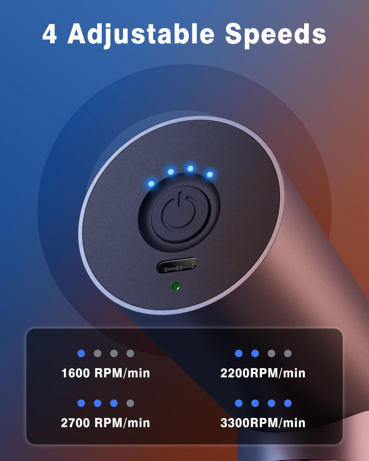 cotsoco Massage Gun with Heat and Cold Therapy, Full-Metal Handheld Electric Massager Deep Tissue for Body Muscle Pain Relief, Silent Portable Percussion Massage Gun for Athletes and Recovery Gifts