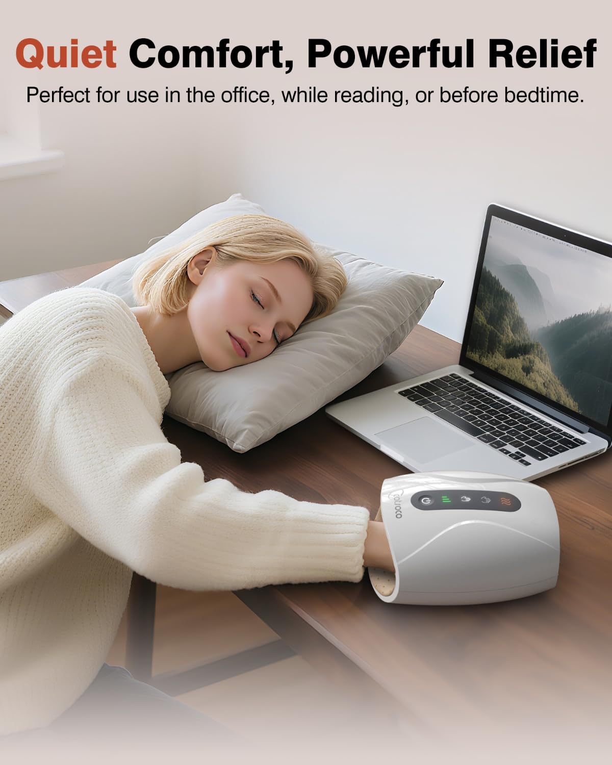 cotsoco Hand Massager with Heat and Compression Birthday Gifts for Women