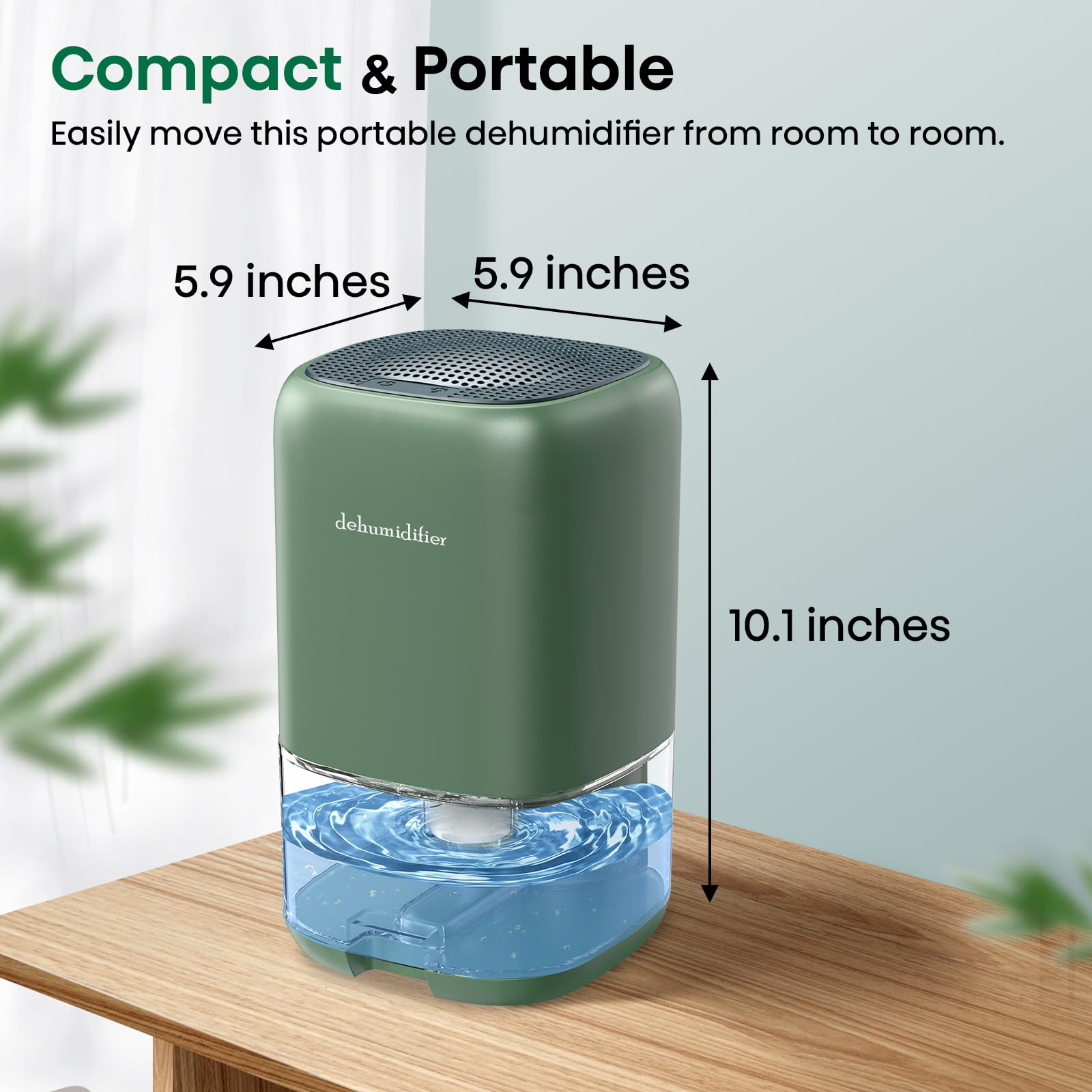 Dehumidifier, 35 OZ Small Dehumidifiers for Room for Home, Quiet with Auto Shut Off, Portable Dehumidifier for Bedroom (280 sq. ft), Bathroom, RV, Closet Colorful Moisture Absorbers Dehumidifiers
