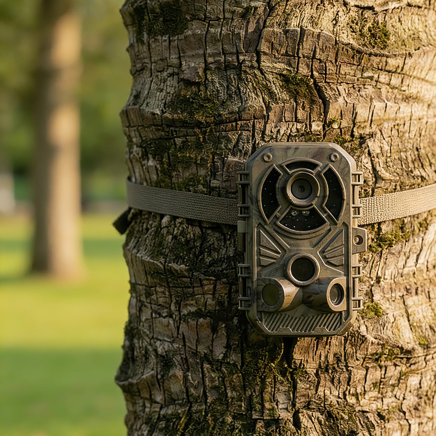 Digitgarden Trail Camera 32MP 2.7K, Mini Game Camera with Night Vision, Motion Activated 0.2s Trigger, 120° Wide Angle, Waterproof No Glow Infrared, Hunting Camera with 32GB Card, 2.0” HD Screen