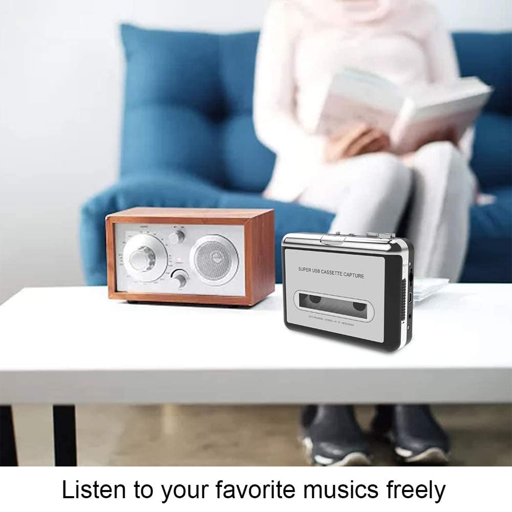 Cassette Player-Cassette Tape to MP3 CD Converter