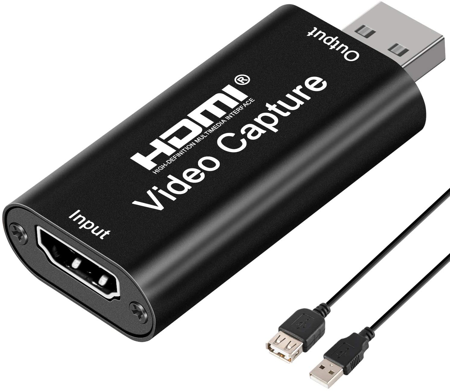 Audio Video Capture Cards HDMI Video Capture HDMI to USB, Full HD 1080p USB 2.0 Record