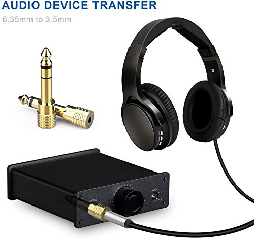 Headphone Adapter,AudioStereo TRS Converter Adapters(4 -Pack Gold Plated)