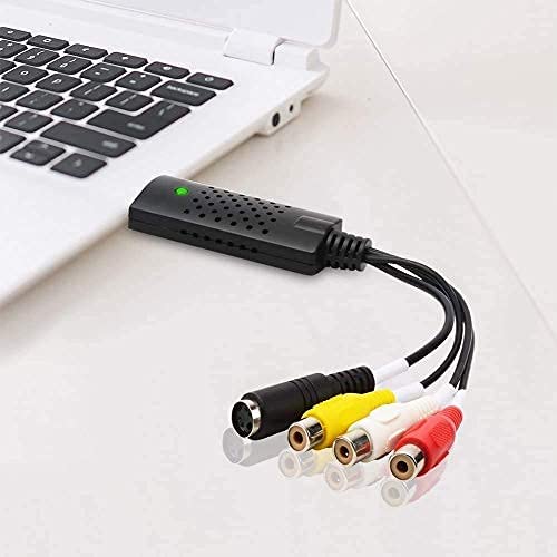 DIGITNOW USB Audio Video Capture Card, Video Grabber VHS VCR TV to DVD Converter Adapter for Windows PC