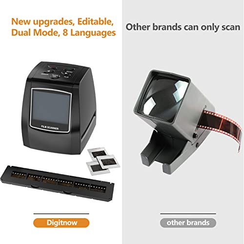 DIGITNOW! Slide Scanner Convert 35mm Negative Film &Slide to Digital JPEG Save into SD Card with LCD Display No Computer/Software Require