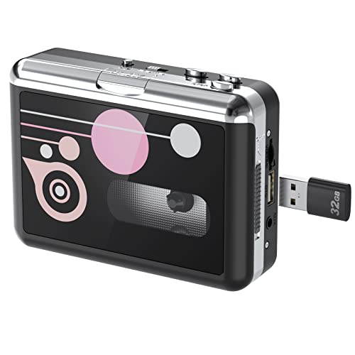 DIGITNOW Cassette Player, Portable USB Cassette to MP3 Converter