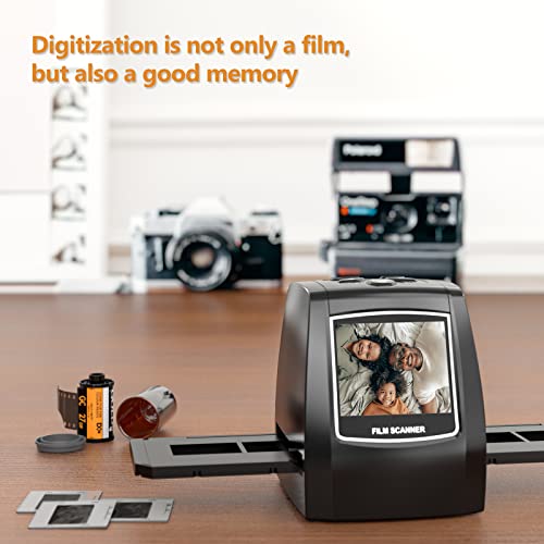 DIGITNOW! Slide Scanner Convert 35mm Negative Film &Slide to Digital JPEG Save into SD Card with LCD Display No Computer/Software Require
