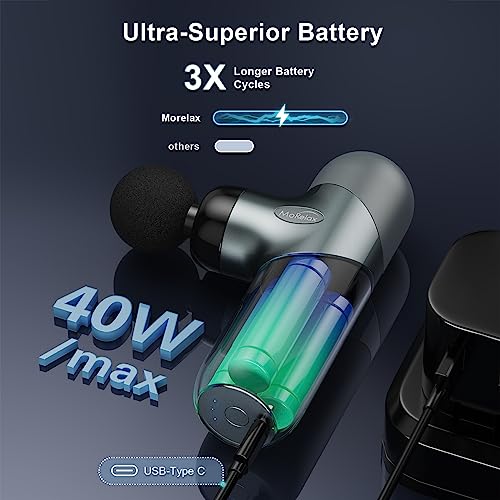 Electric Mini Handheld Sport Massager with 6 Massage Heads 4 Speed