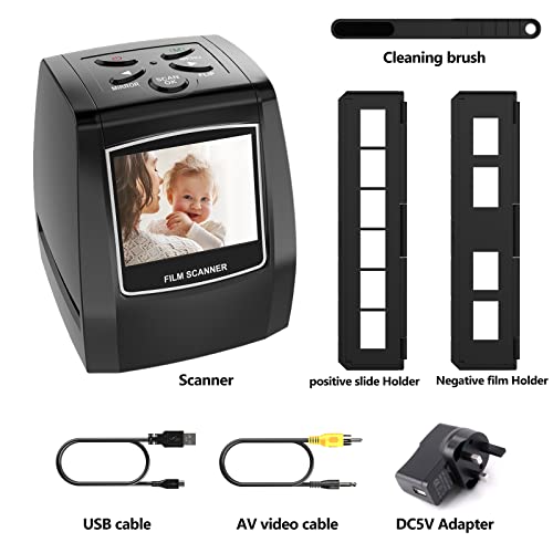 DIGITNOW! Slide Scanner Convert 35mm Negative Film &Slide to Digital JPEG Save into SD Card with LCD Display No Computer/Software Require