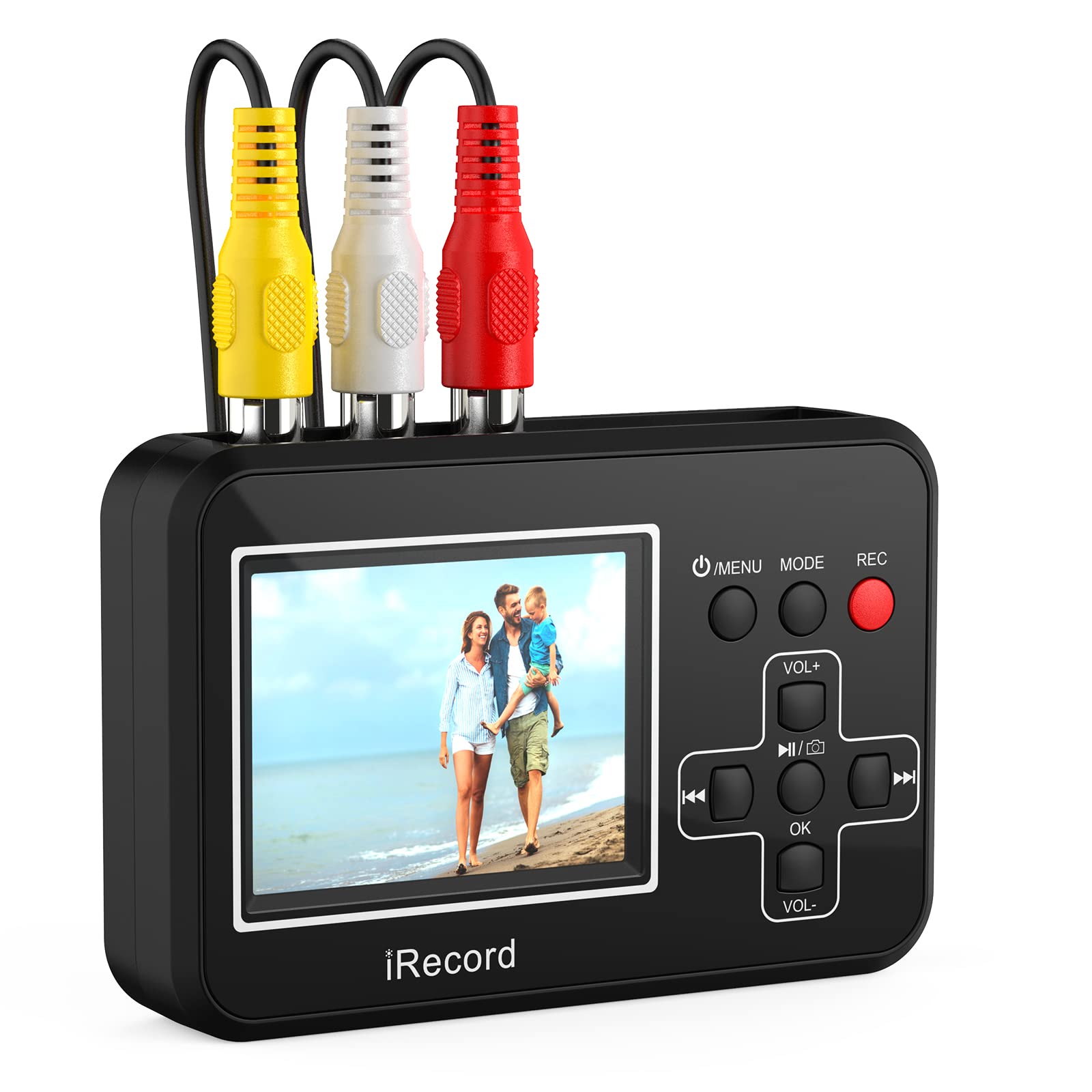 Video to Digital Converter, Mini Video Capture Device, Record Video from DVD, VCR's, VHS Tapes, Hi8, RCA, TV Box, Camcorder and Gaming Systems