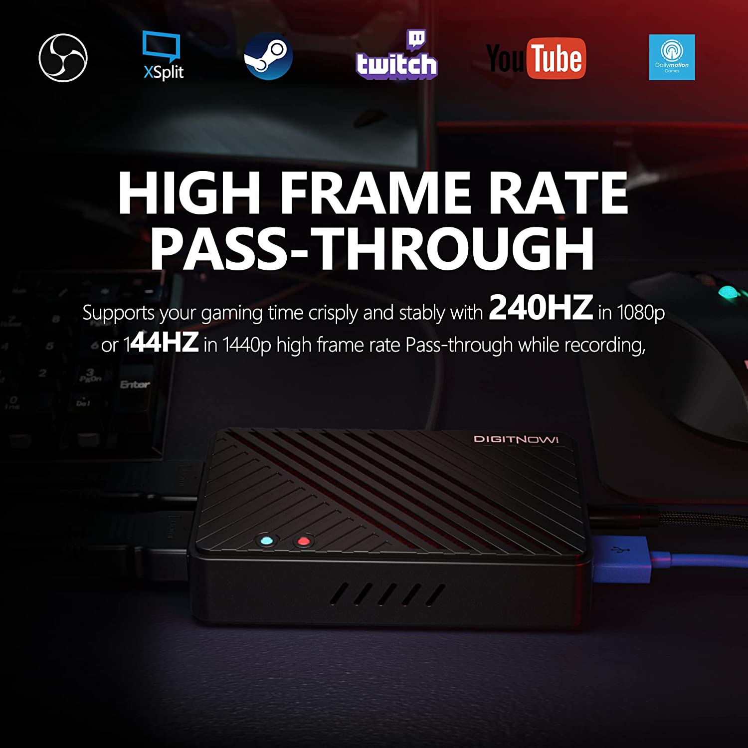 Live Gamer Ultra 4Kp60 HDMI Video Capture Card ,Ultra-Low Latency for Broadcasting Streaming Recording Gaming