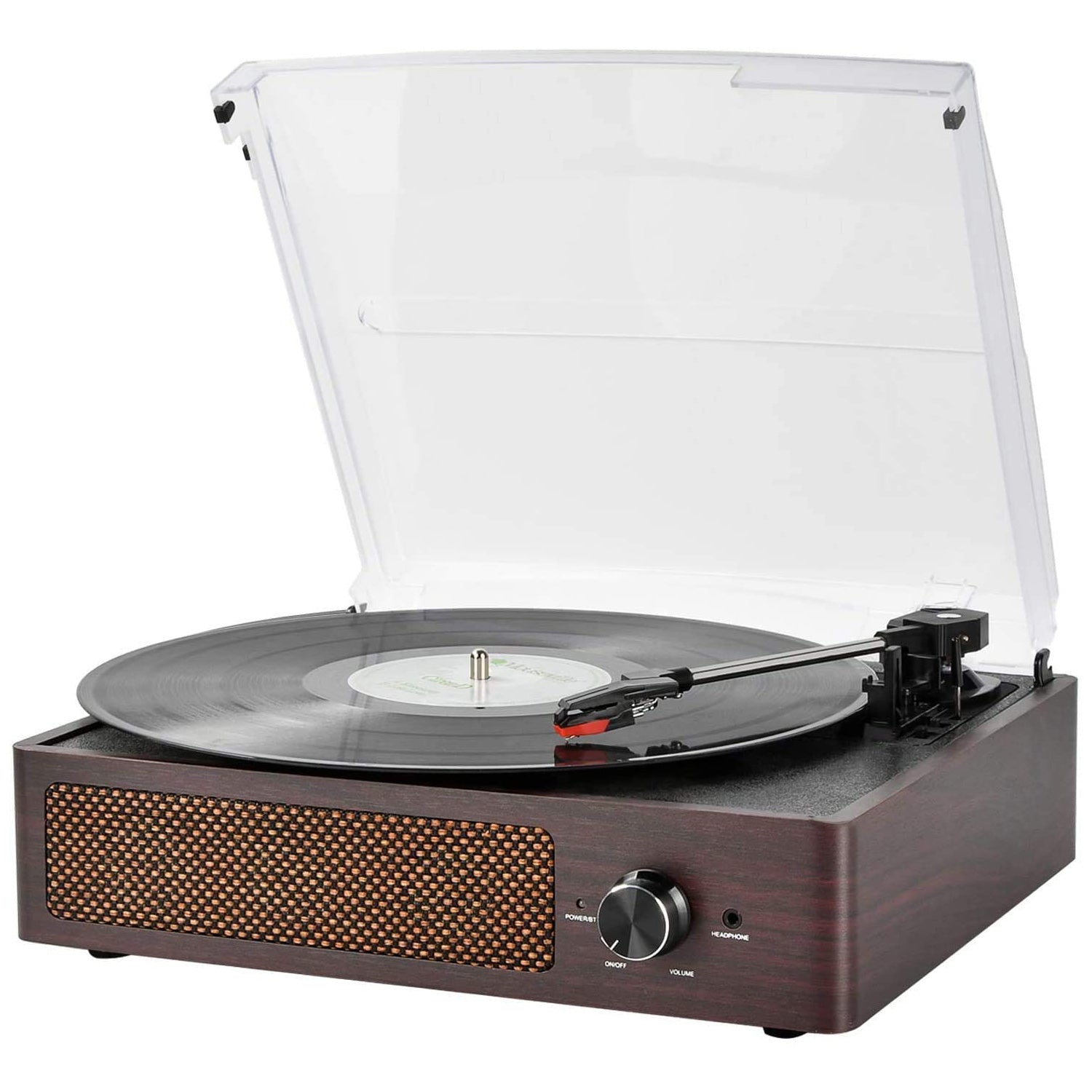 DIGITNOW Bluetooth Record Player Turntable with Stereo Speaker