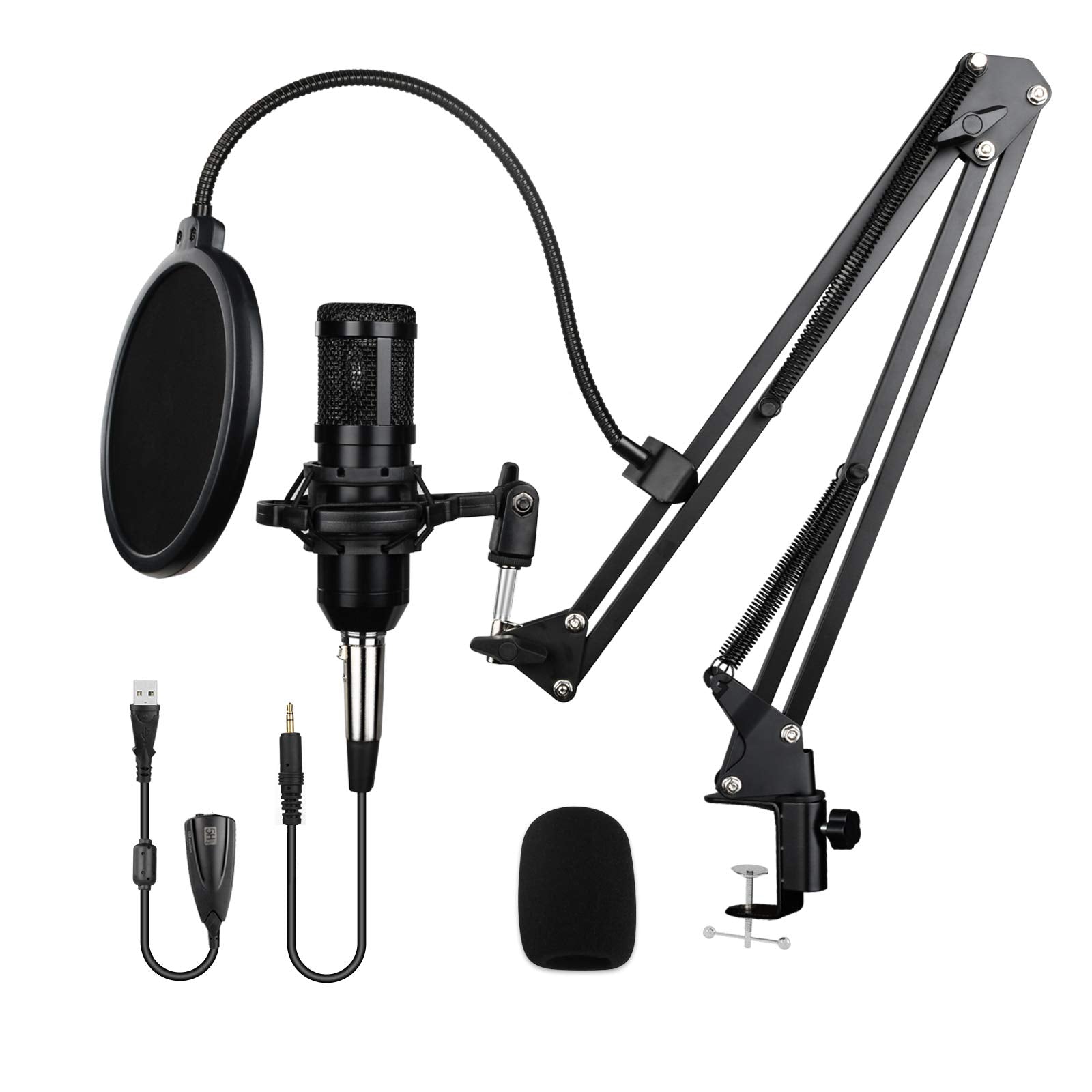 Professional Studio Kit Condenser Microphone Computer Microphone