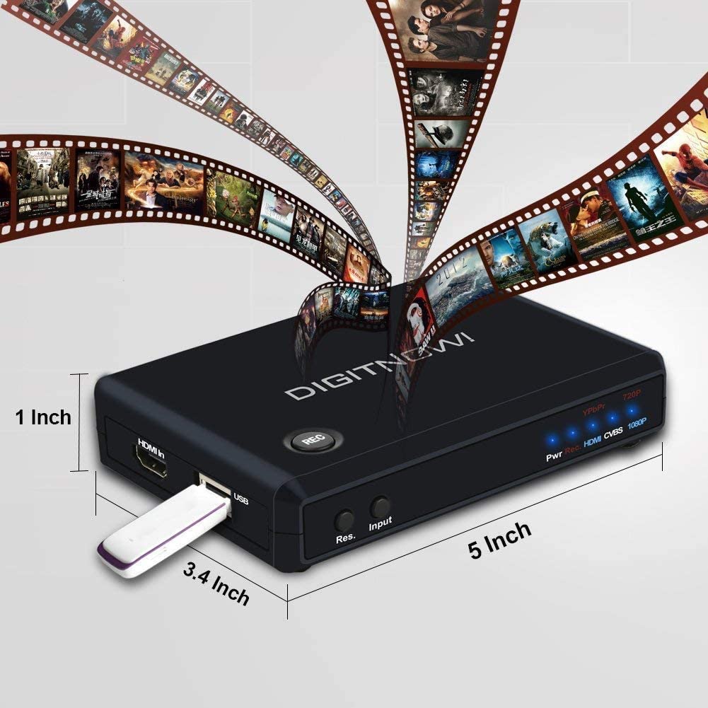 HD Video Converter for PS4 Support HDMI/YPbPr/CVBS Input and HDMI Output,Full HD 1080p 30fps