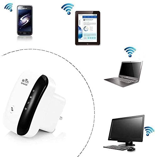 2.4G WiFi Repeater,Wifi Range Extender Signal Booster Up to 300Mbps
