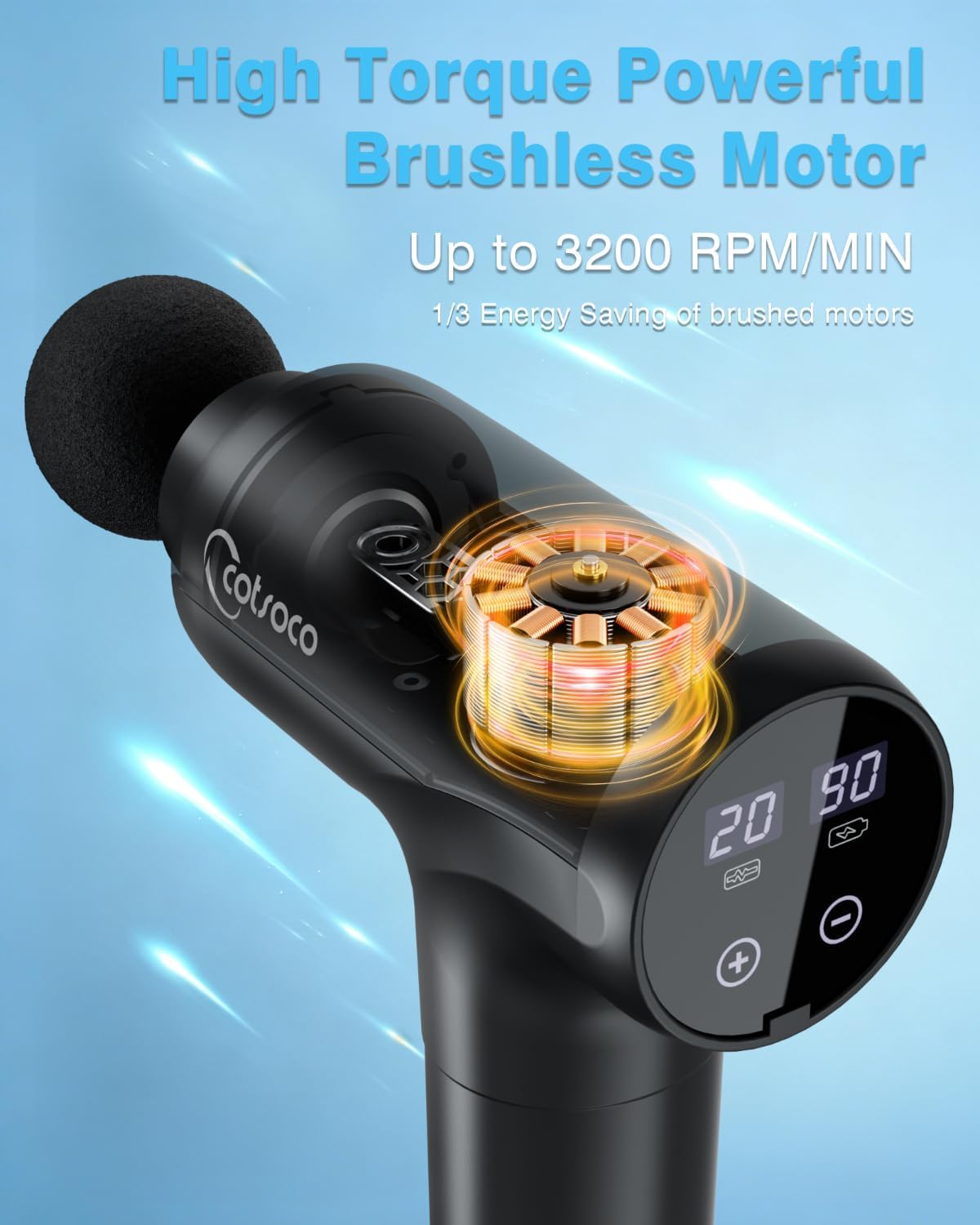 Digitnow Massage Gun for Sale – 20-Speed Body Massager with USB-C Charging