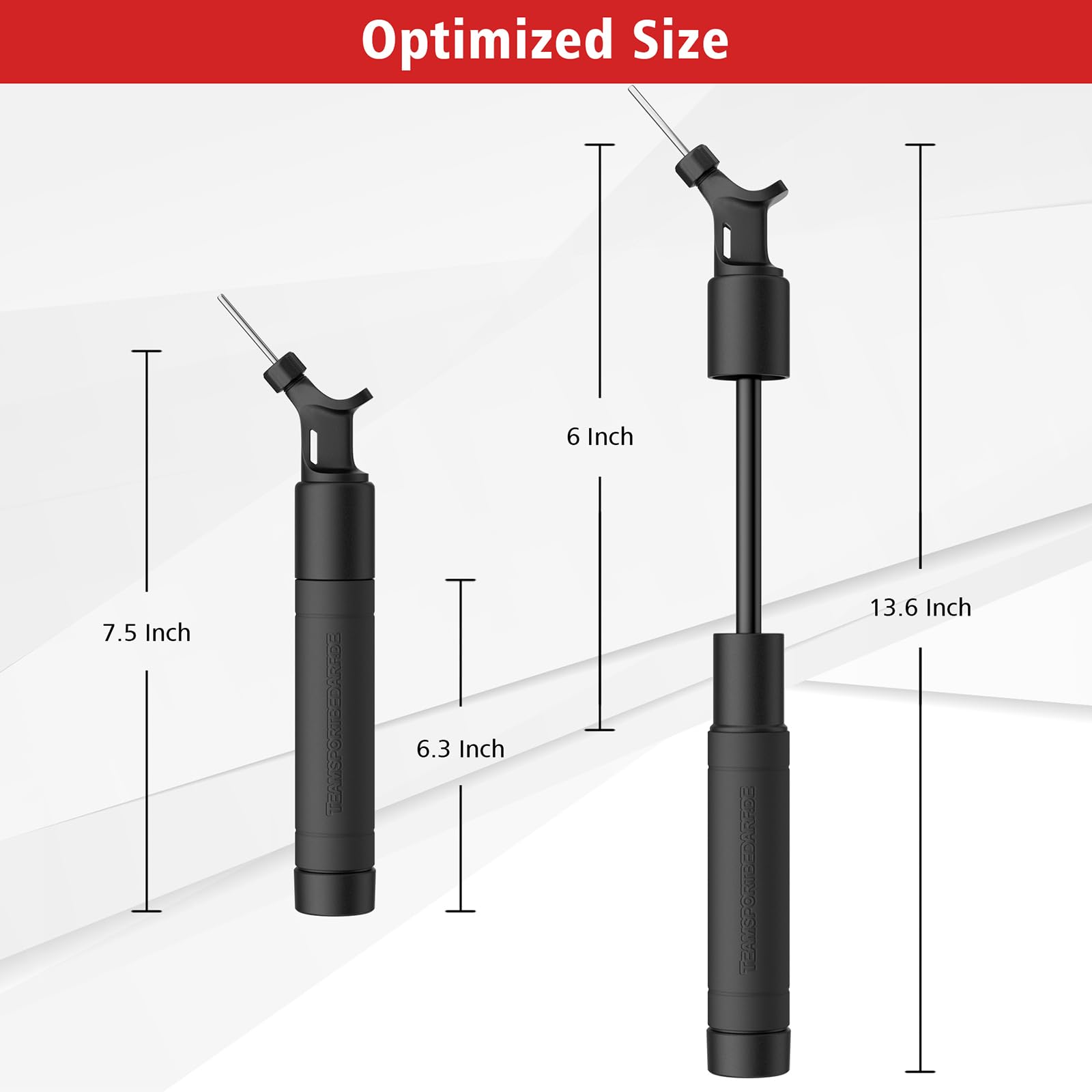 Ball Pump with 5 Needles Push and Pull Inflation Device(Black)