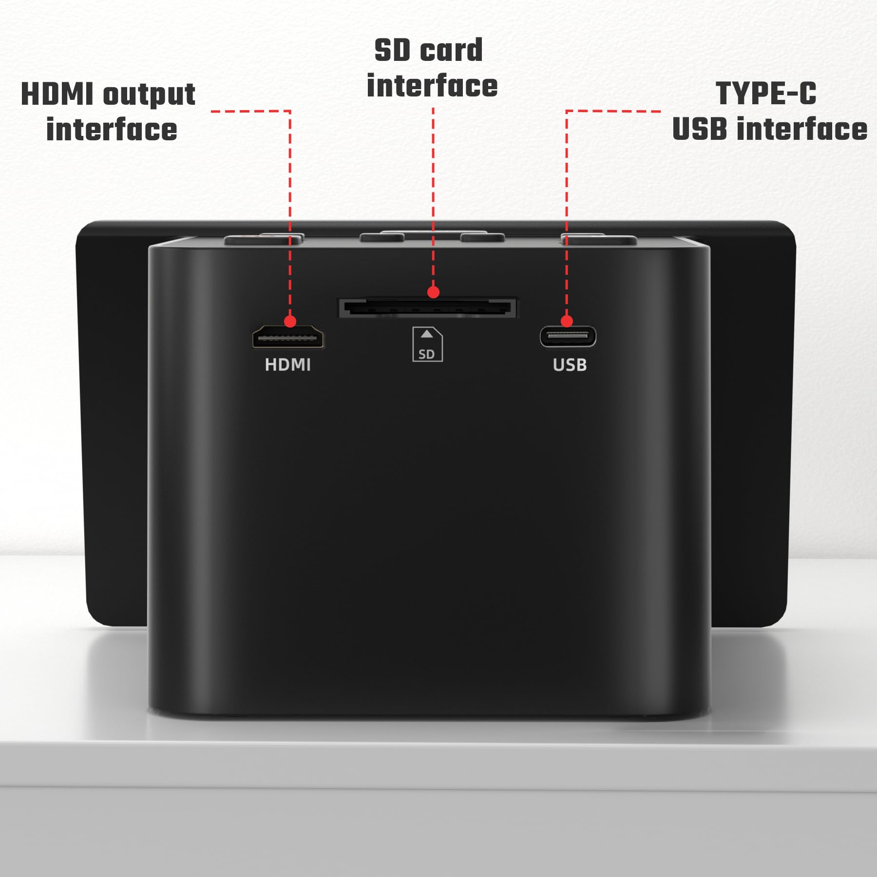 Digital Film & Slide Scanner with 5 Inch LCD Screen, Converts Color & B&W 135/110/126 KPK Negatives & Slides and Super 8 Slides into 22MP JPEG Photos