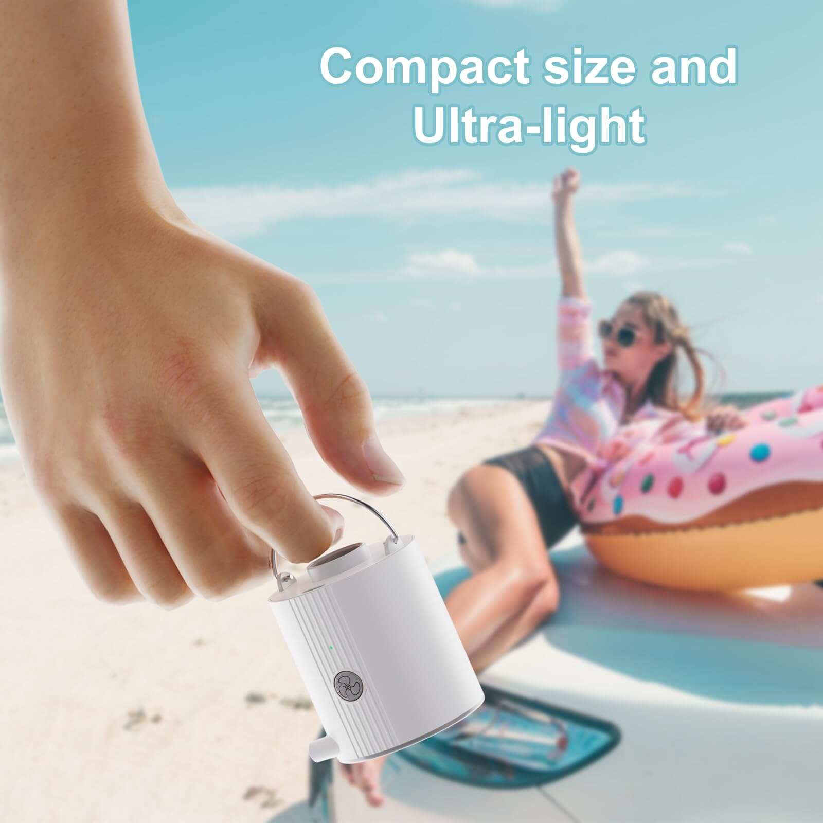 Electric USB Mini Pump For Inflatables to Inflate Deflate for Air Bed