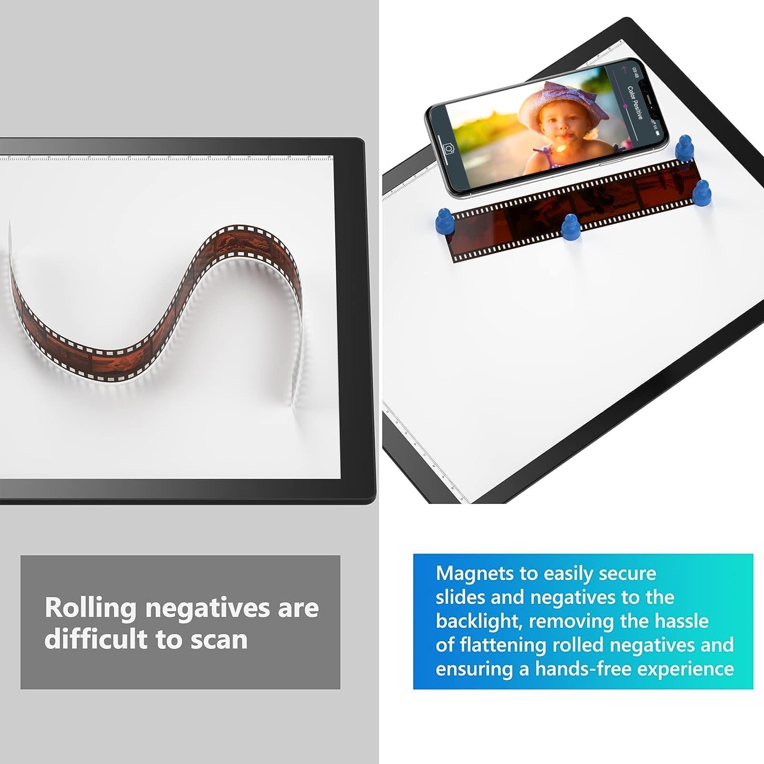 Slide Viewer Light Box, Ultra-Thin A4 USB Powered Light Scanner