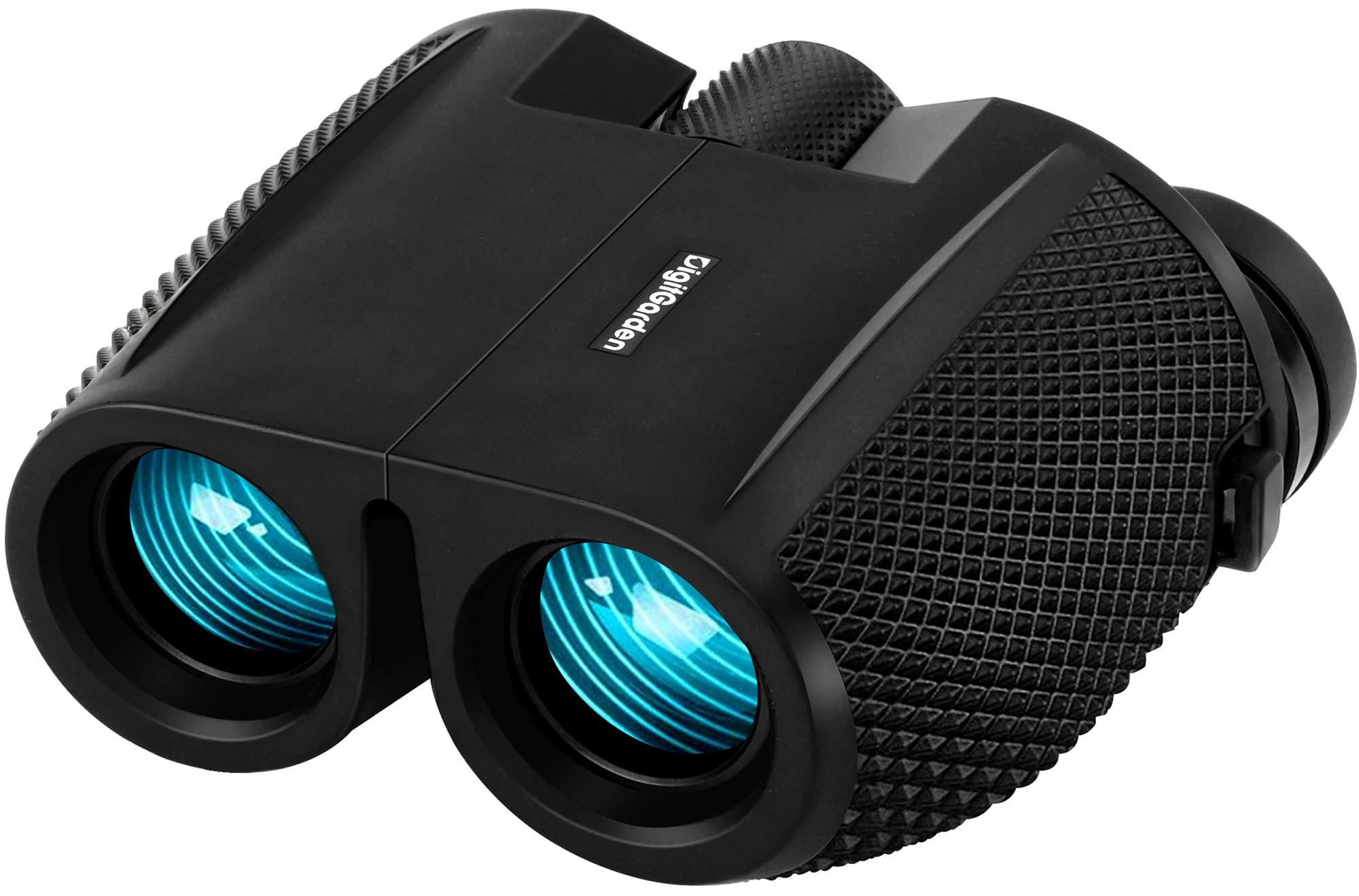 Binoculars for Adults and Kids, 12x25 HD Compact Binoculars for Bird Watching, Large Eyepiece Waterproof Binocular and Low Light Vision, Easy Focus for Sport Games, Outdoor Hunting, Travel Sightseeing