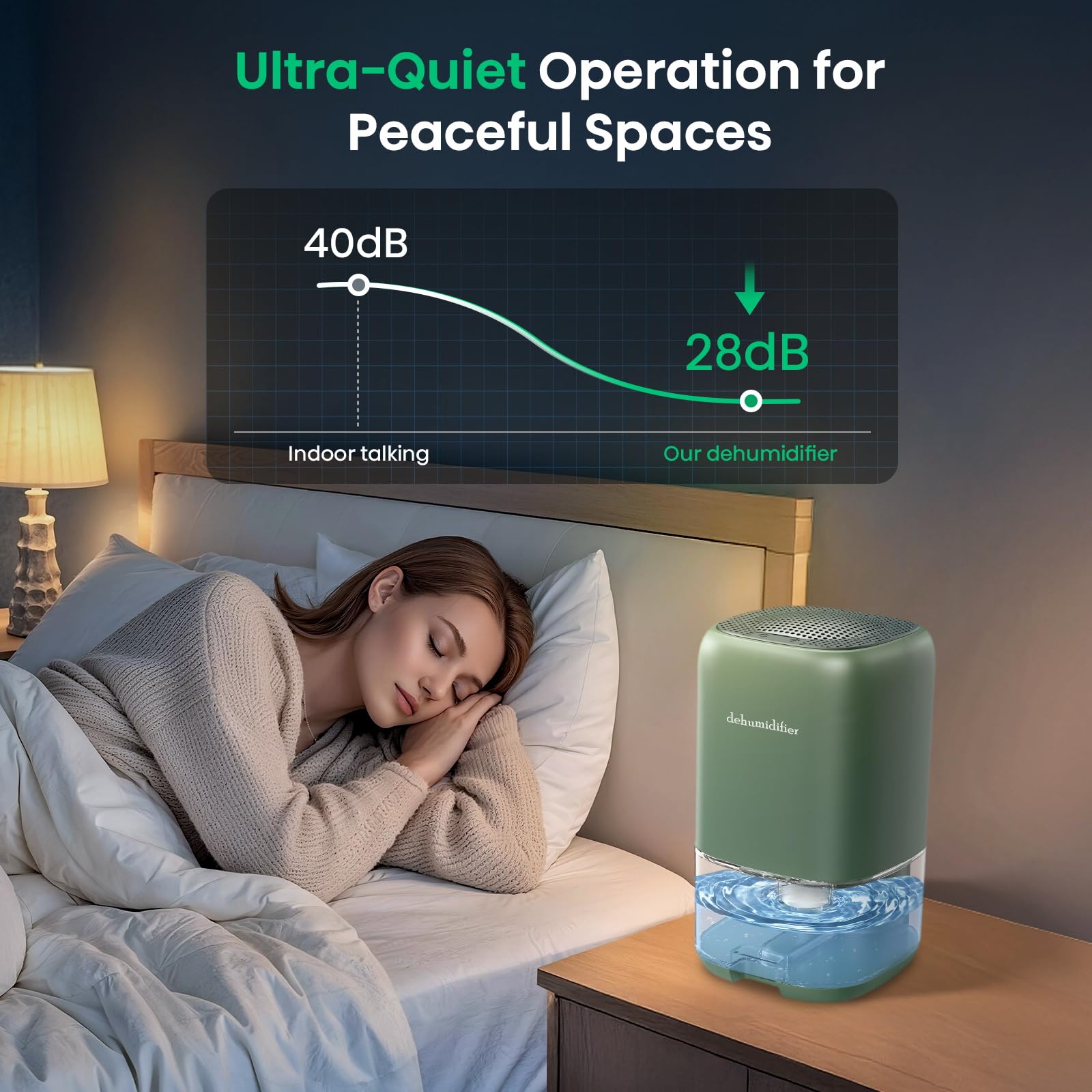 Dehumidifier, 35 OZ Small Dehumidifiers for Room for Home, Quiet with Auto Shut Off, Portable Dehumidifier for Bedroom (280 sq. ft), Bathroom, RV, Closet Colorful Moisture Absorbers Dehumidifiers