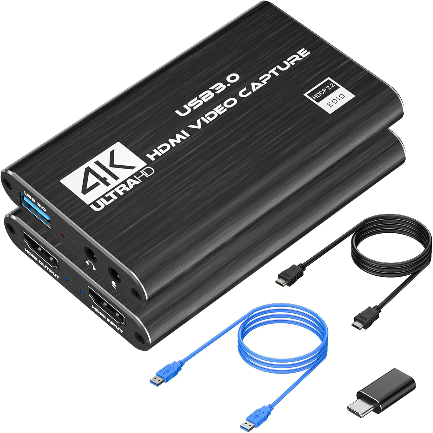 VIXLW 4K HDMI Video Capture Card, USB3.0, 1080P 60FPS, for Streaming,