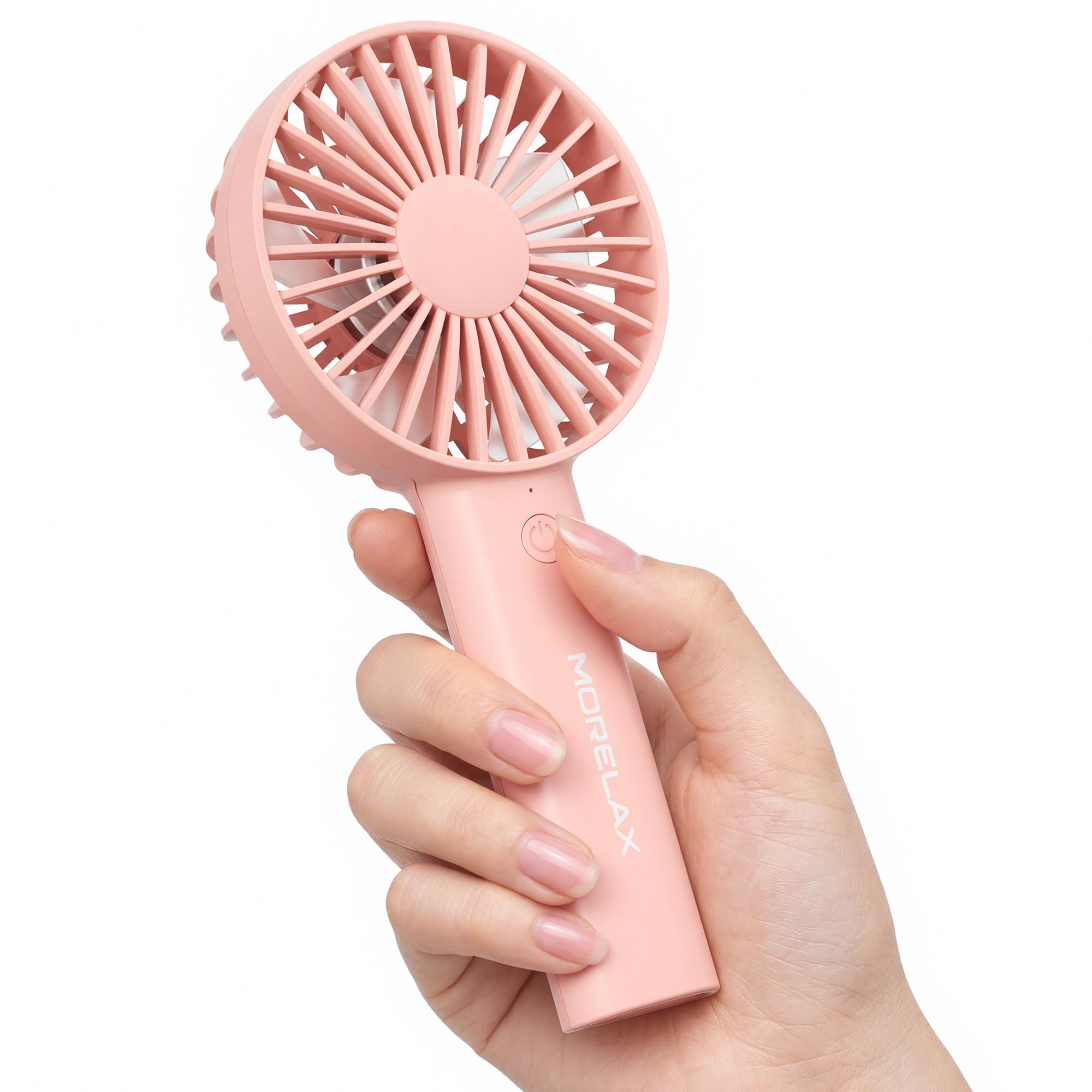 Jancane Handheld Fan, Portable Fan, 4000mAh Rechargeable Personal Fan, 10H Battery, Strong Wind, Small & Powerful, Cute Design for Travel, Makeup, Girls Women Summer Travel Essential Gift