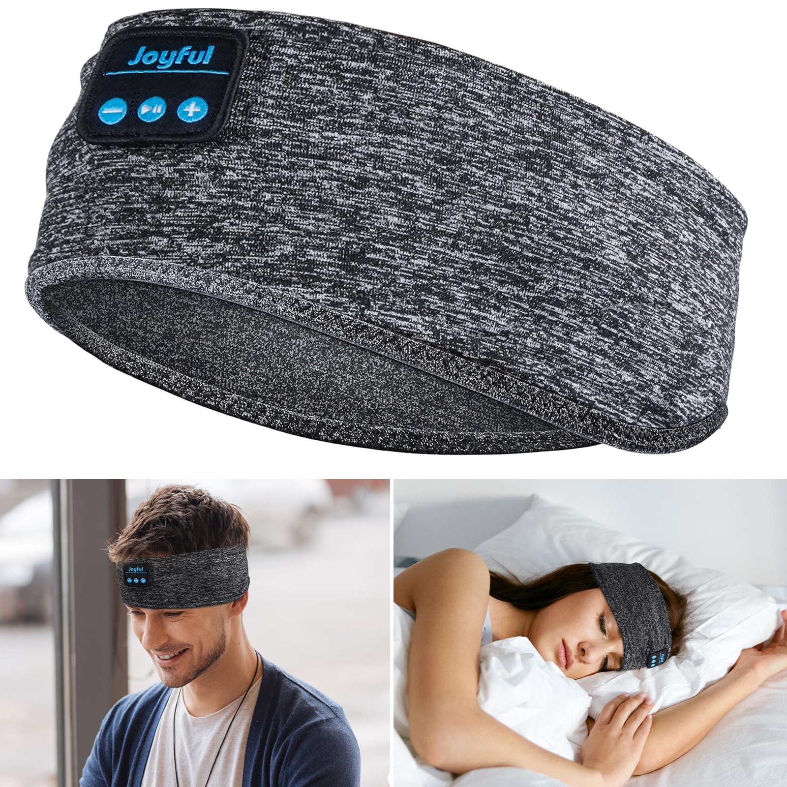 Sleep Headphones Bluetooth 5.3 Headband,Sports Wireless Sleeping Eye Mask