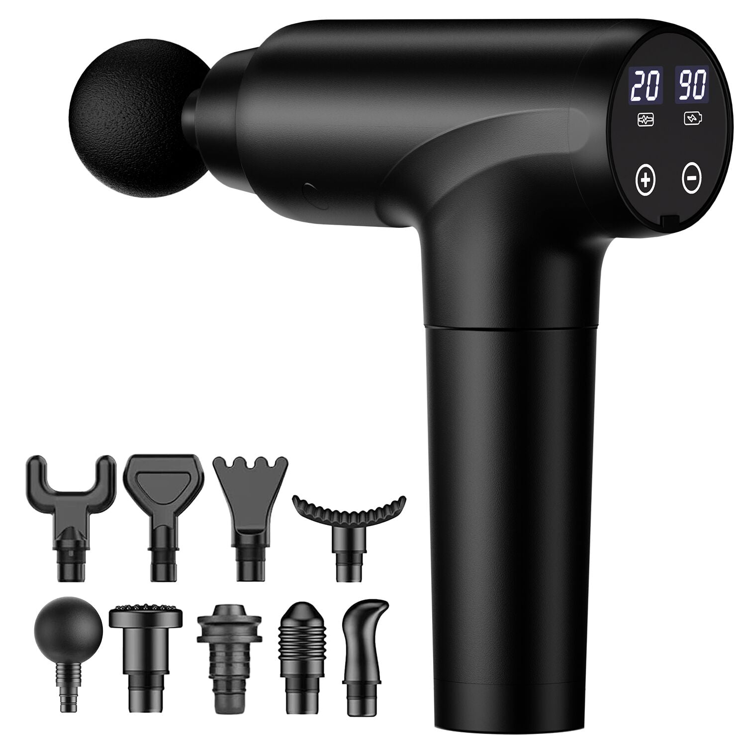 Cotsoco Massage Gun with 20 Speeds & 9 Massage Headsfor USB Type C fast charging