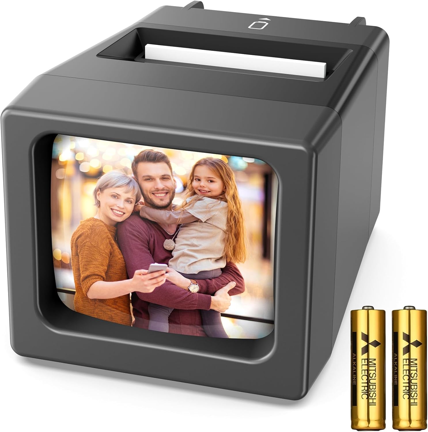 LED Lighted Illuminated 35mm Slide Viewer(2AA Batteries Included)