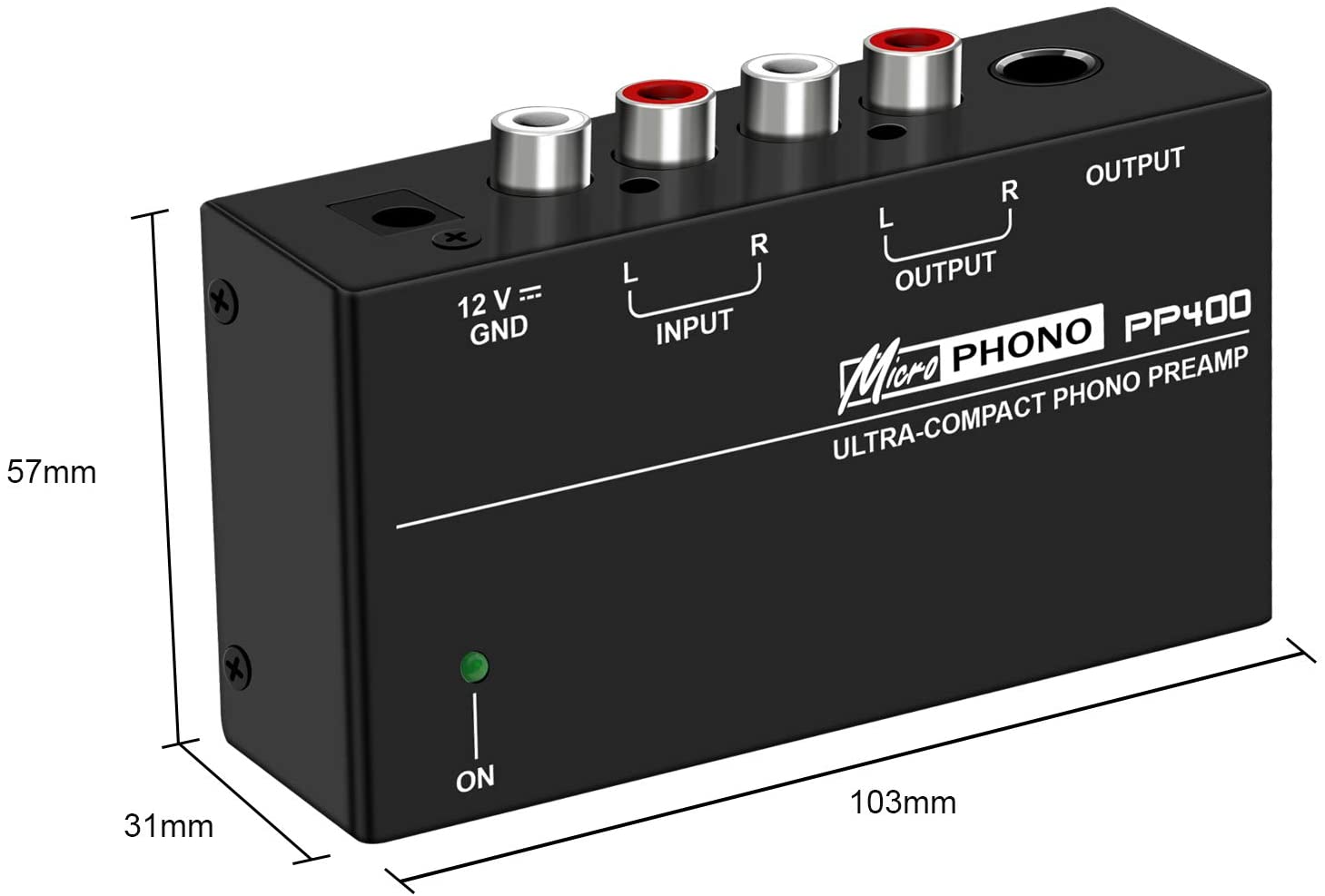 Rybozen Phono Turntable Preamp - Mini Electronic Audio Stereo Phonogra