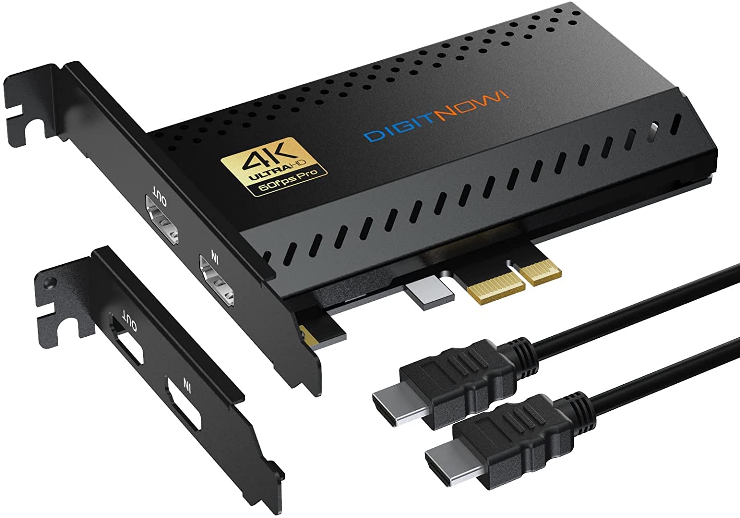 DIGITNOW 4K60 Pro PCIe Capture Card 4K60 Game Capture, Ultra-Low Latency, Zero-Lag Passthrough, High Refresh Rate Capture for Recording, Streaming, PS5, PS4 Pro, Xbox Series X/S, Xbox One X