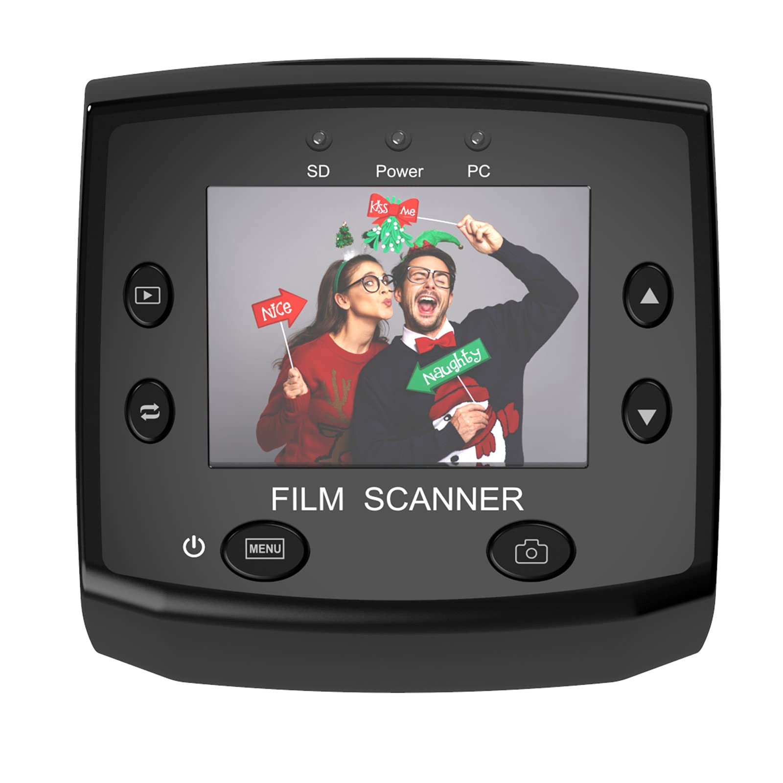 DIGITNOW! Scanner de Diapositives et Négatifs 35 mm,Convertisseur de Film à  Images Numériques 5MP/10MP JPEG avec 2,4'' Écran - Pas d'ordinateur Requis