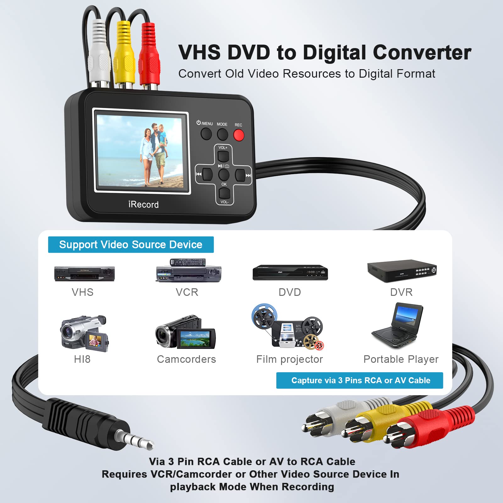Video to Digital Converter,VHS to Digital Converter
