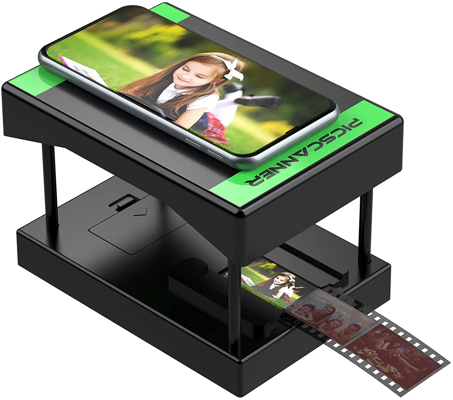 Digitnow Scanner tout en 1 pour diapositives, films et négatifs de 35 mm,  110, 126 et Super 8 films/diapositives/négatifs vers convertisseur  numérique 22 MP/14 MP
